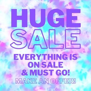 Everything is one sale!! Make me an offer.